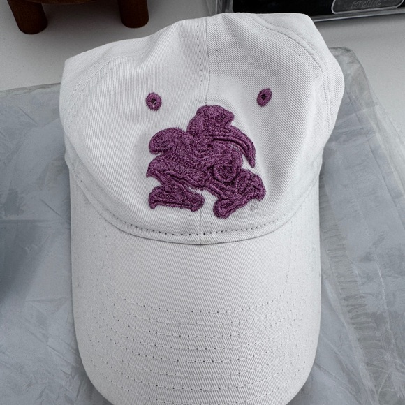 White and Purple University of Miami Women's Cap - Picture 1 of 3
